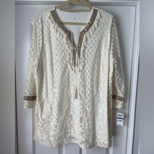 NEW CHARTER CLUB TUNIC TOP